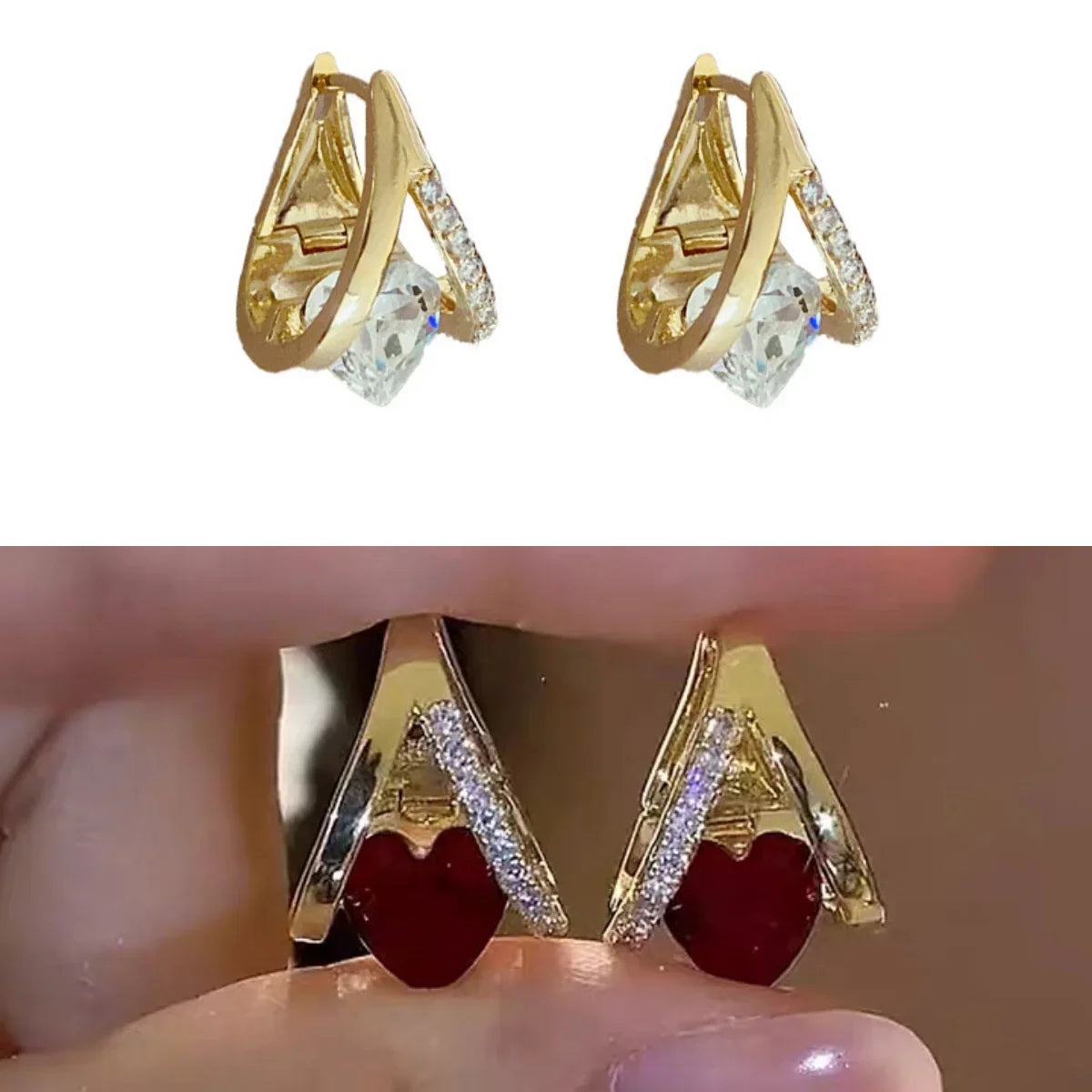 🔥 VENTE DERNIER JOUR - 50% DE RÉDUCTION Boucles d'oreilles en magnétosphère Germanium